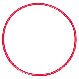 Обруч, диаметр 60 см, цвет красный Ош