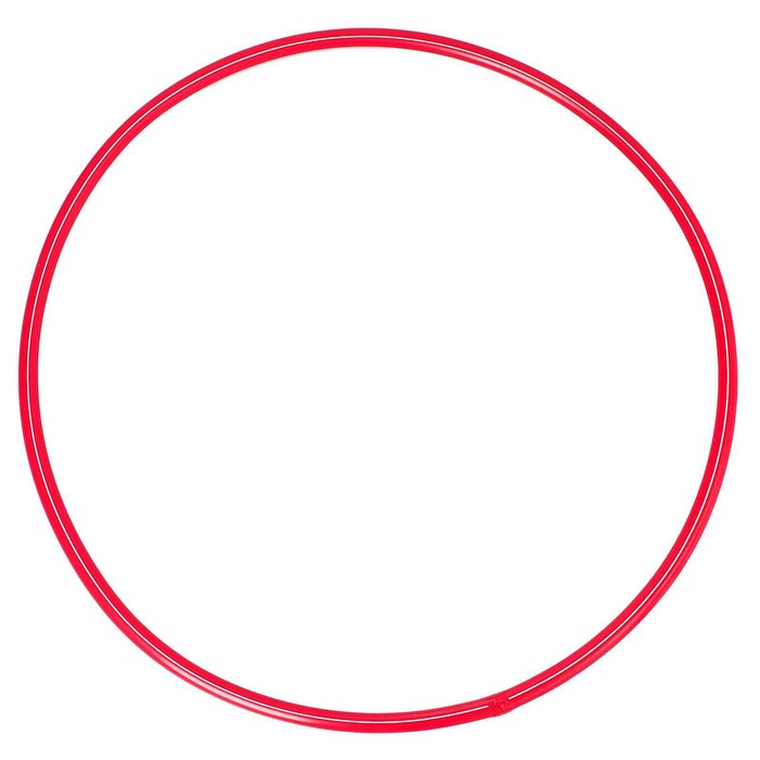 Обруч, диаметр 60 см, цвет красный обруч диаметр 60 см цвет красный