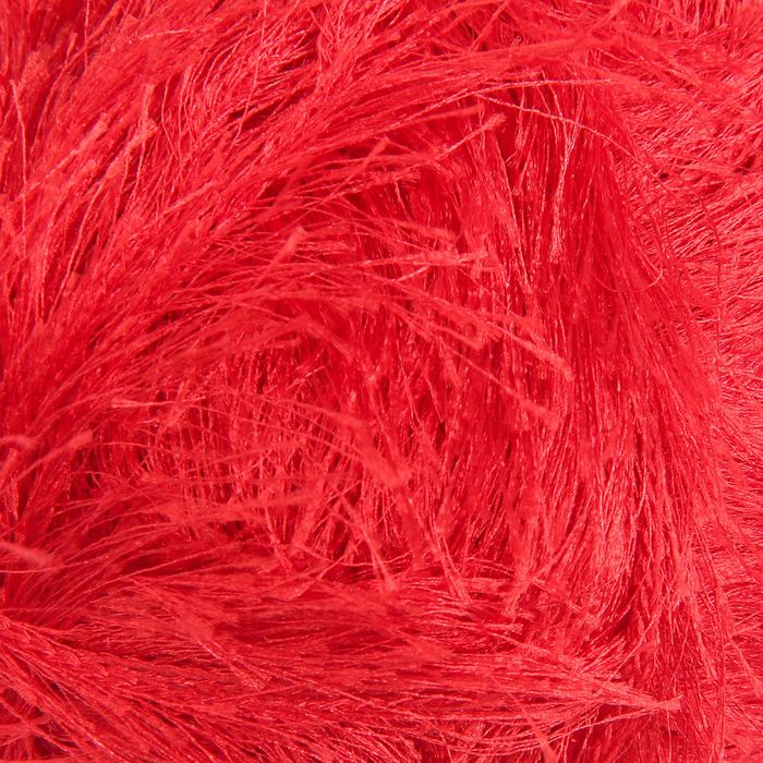 Пряжа "Decofur" 100% полиэстер 110м/100гр (56 красный)