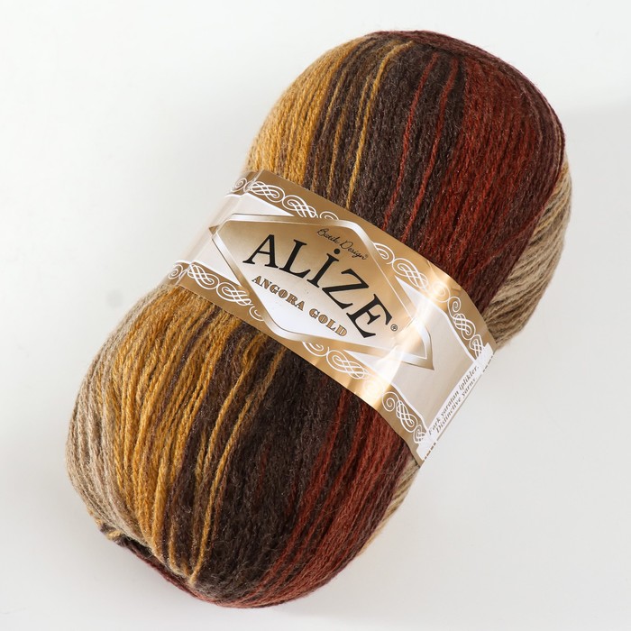 

Пряжа "Angora Gold Batik" 20% шерсть, 80% акрил 550м/100гр (3379)
