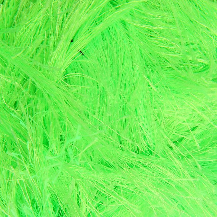 Пряжа "Decofur" 100% полиэстер 110м/100гр (551 зеленый неон)