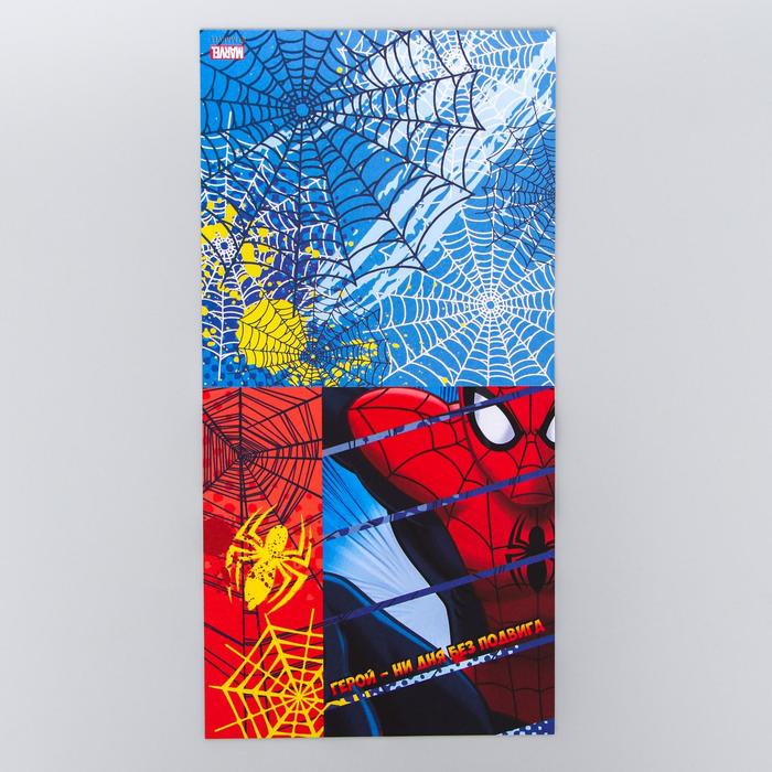 Набор бумаги для скрапбукинга "Супергерой", Человек-Паук, 12 листов 14.5 х 14.5 см, 160 гр/м2