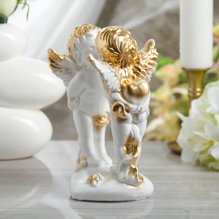 Статуэтка "Ангелы на сердце" большая