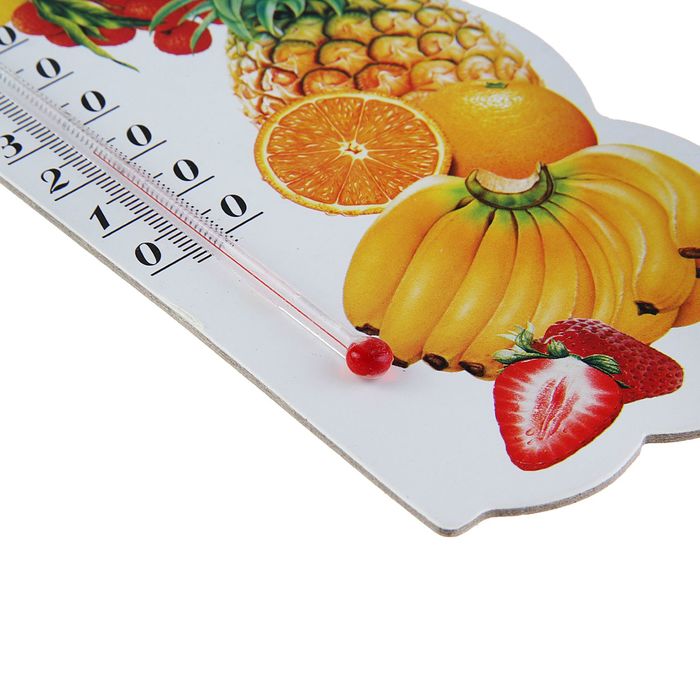 Термометр «Фрукты», спиртовой, комнатный, на магните микс