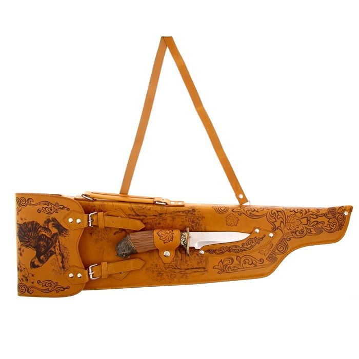 Набор для шашлыка "Глухарь": 6 шампуров, нож