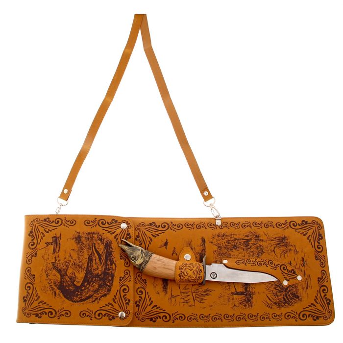 Набор для шашлыка "Щука": 6 шампуров,мангал, нож