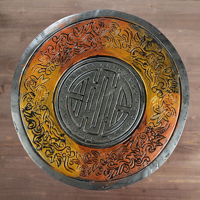 Подставка декоративная "Индийский слон ", большой, бронза