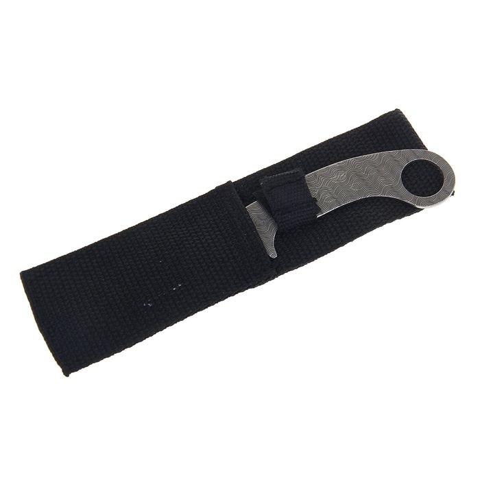 Нож нескладной "Гольфстрим", 17,7 см, металлическая рукоять с кольцом, в чехле