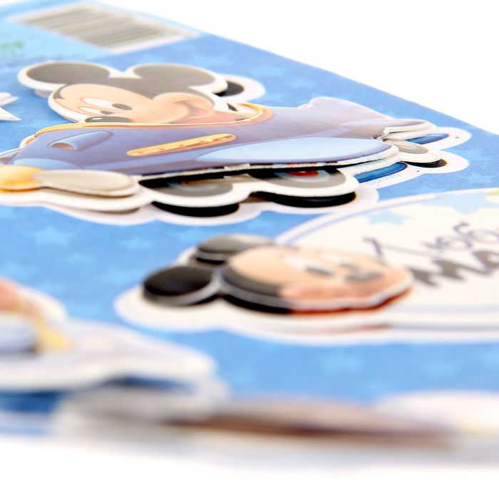 Наклейки детские "Любимый малыш" Микки Маус,11 х15 см