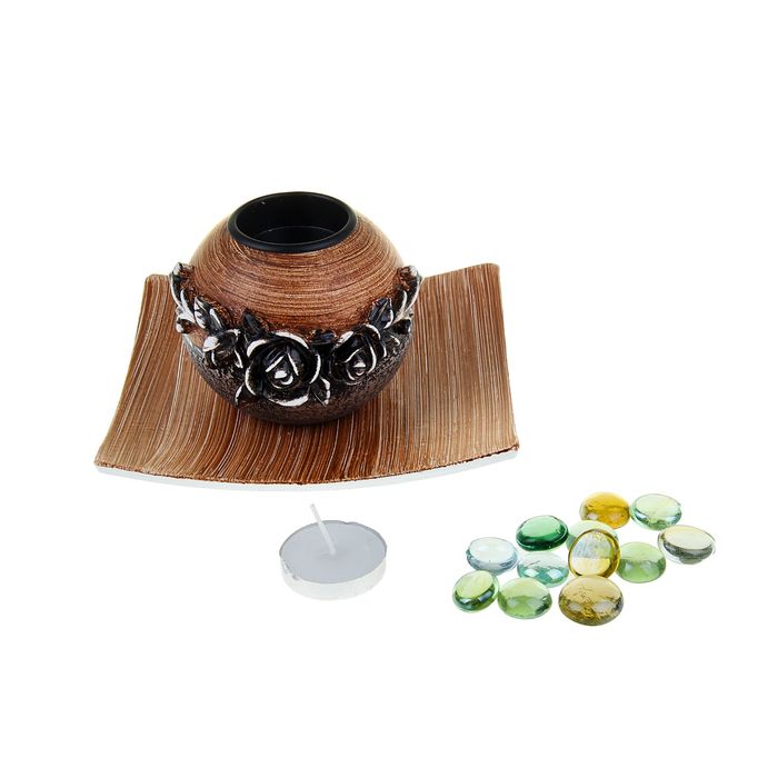 Подсвечник 1 свеча "Розы"