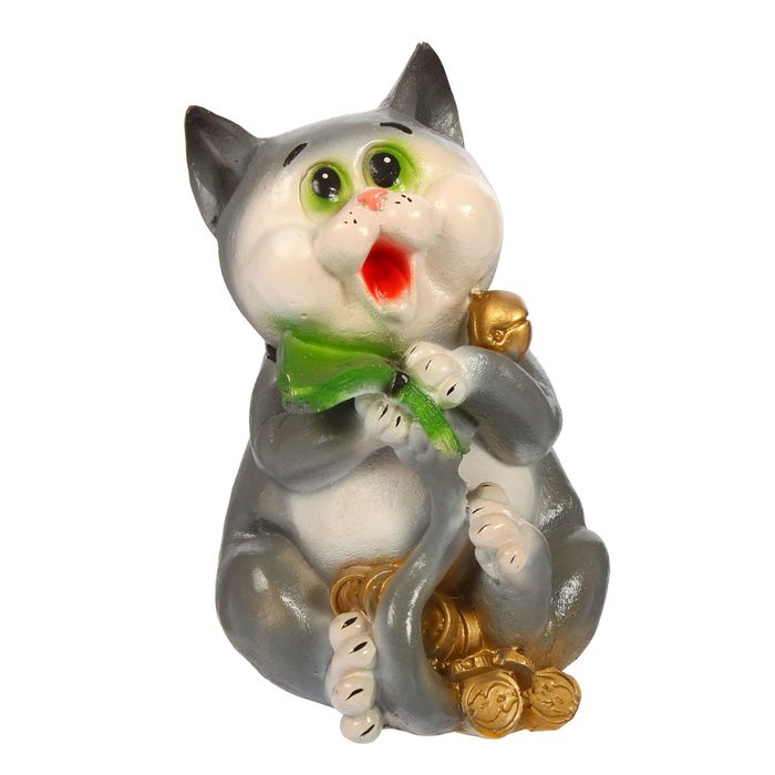 Копилка "Кот с деньгами"