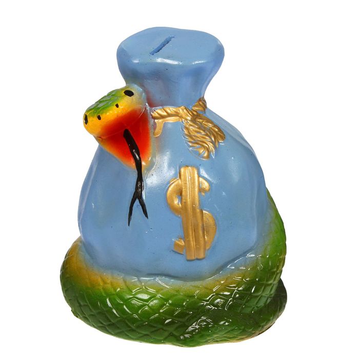 Копилка "Мешок с змеем" микс