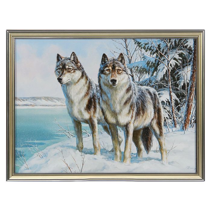 Картина "Волки"