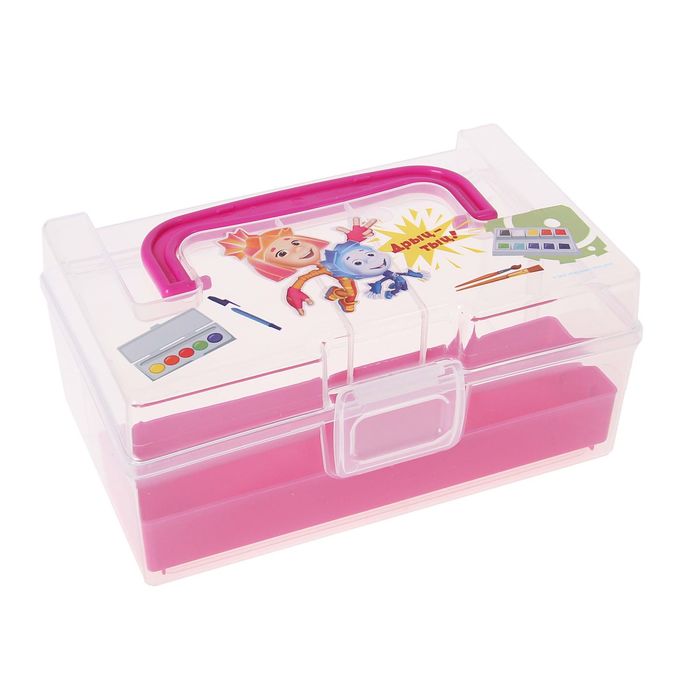 Контейнер для мелочей с вкладышем "Фиксики", 0,8 л, цвета МИКС