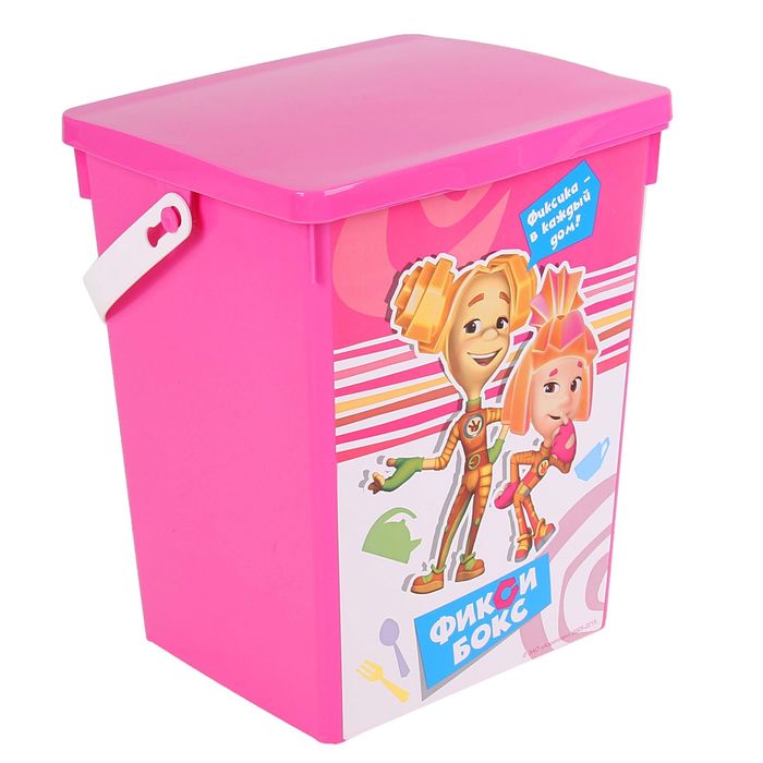 Контейнер для игрушек "Фиксики", 5 л, цвета МИКС