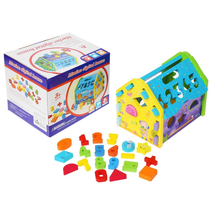 Сортер логический "Подводное царство", 21 элемент