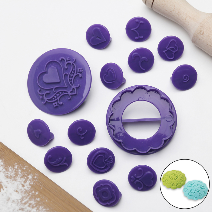 Набор для декорирования кексов, 14 предметов