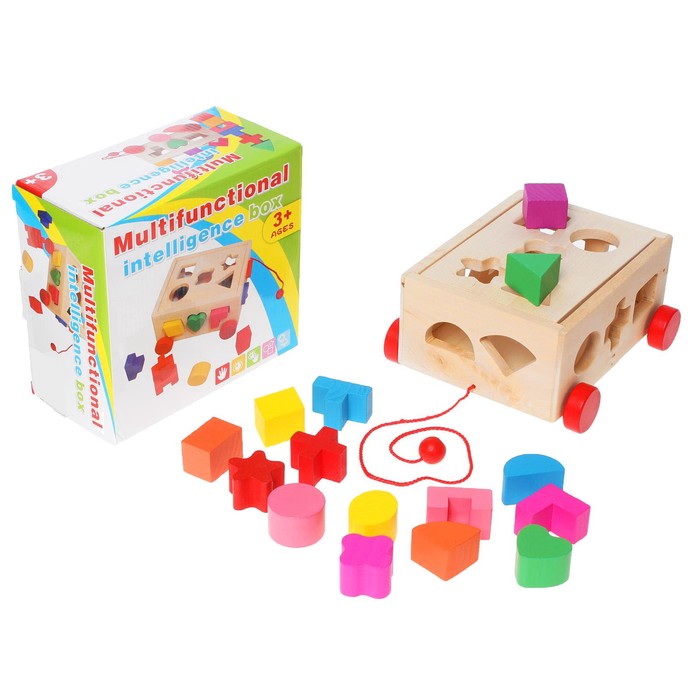 Сортер логический - каталка, 15 элементов