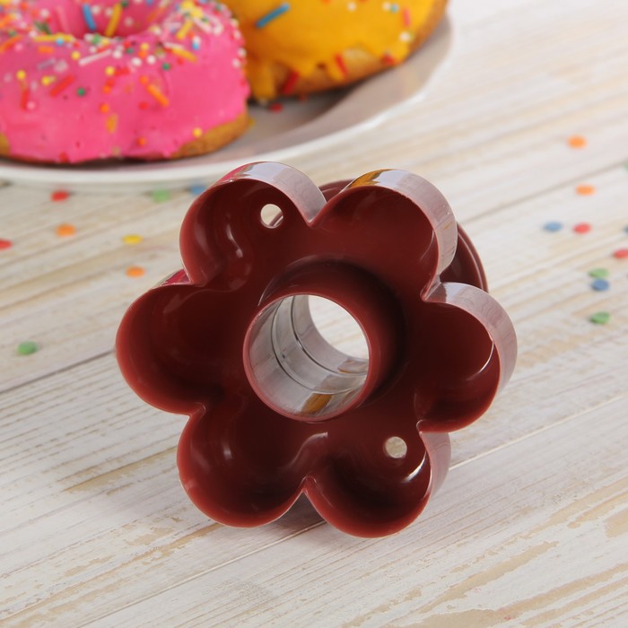 Форма для пончиков 8х8х7 см "Цветок"