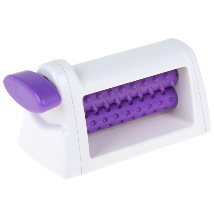 Ролик фактурный двойной для раскатки "Горошек"