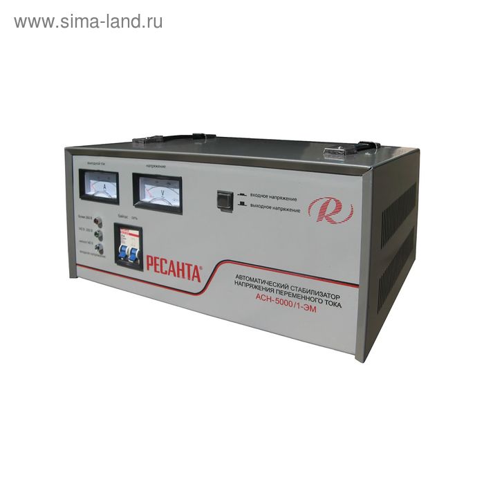 Стабилизатор Ресанта АСН-5 000 /1-ЭМ стабилизатор энергия voltron 15 000 5%
