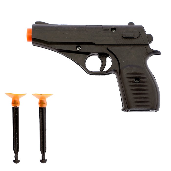 Пистолет "ПМ", с фигуркой солдатика, стреляет присосками