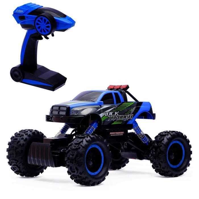 Машина радиоуправляемая "Джип-триал", световые эффекты, с аккумулятором, масштаб 1:14, полный привод