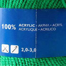 

Пряжа Karolina (Каролина) 100% акрил 438м/100гр ярк.зел_NEW (54067)