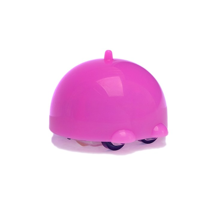 Машина инерционная "Жучок-волчок", световые эффекты, работает от батареек, МИКС