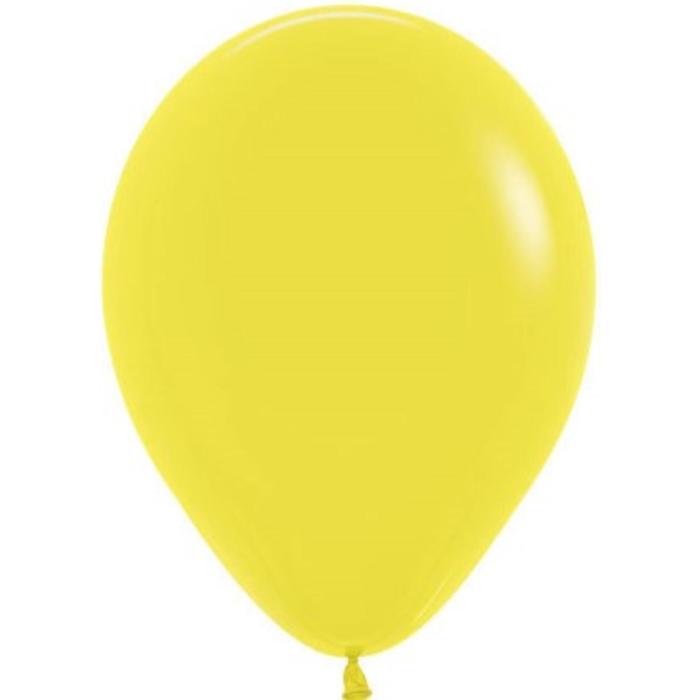 фото Шар латексный 10", пастель, набор 100 шт., цвет жёлтый 020 sempertex