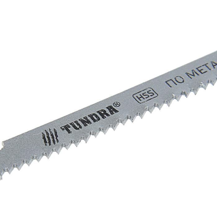 Полотна для электролобзика TUNDRA basic, по металлу, 5 шт, HSS, 51 х 2 мм. T 218 B
