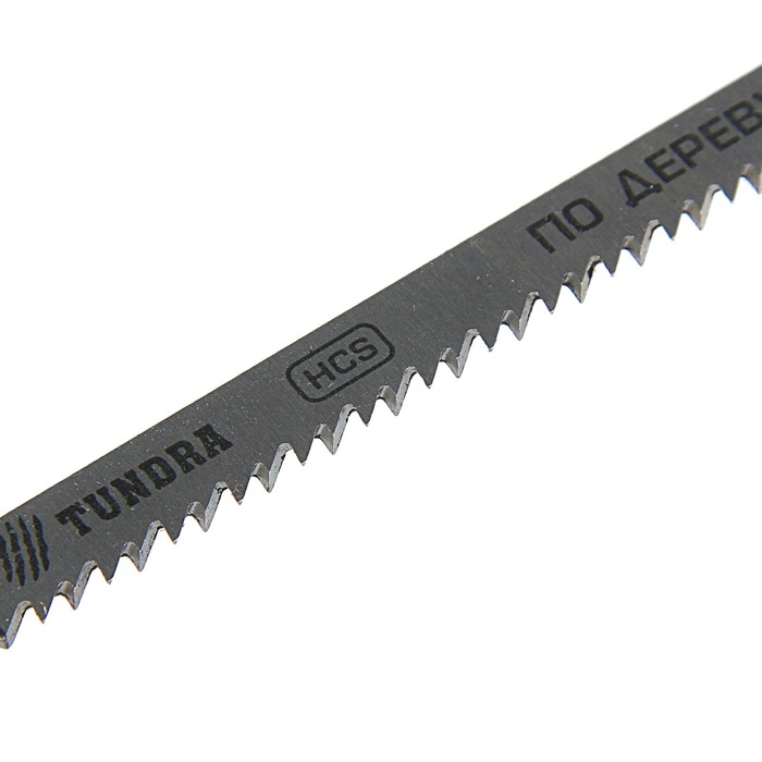 Полотна для электролобзика TUNDRA basic, по дереву, 5 шт, HСS, 75 х 2,5 мм. T 101 B