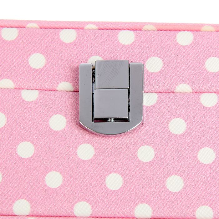 Шкатулка для украшений "Розовый горох"