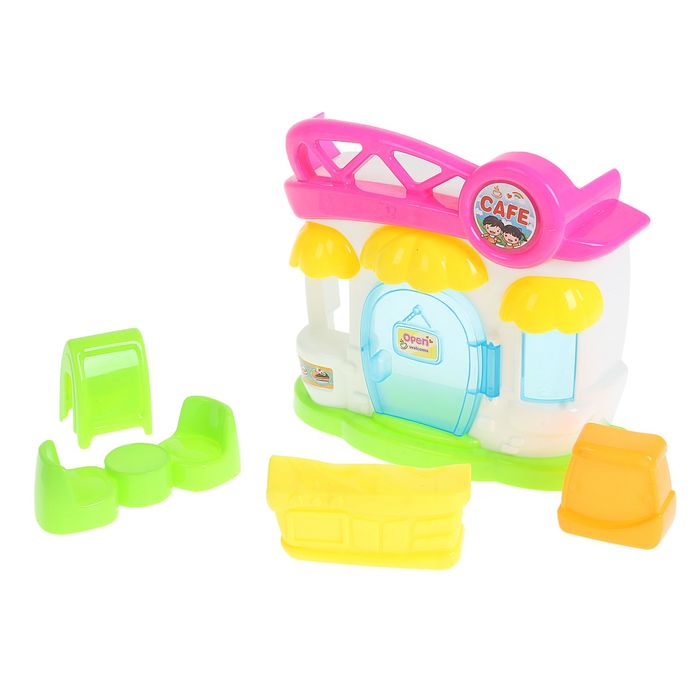 Дом для кукол "Кафе" с мебелью