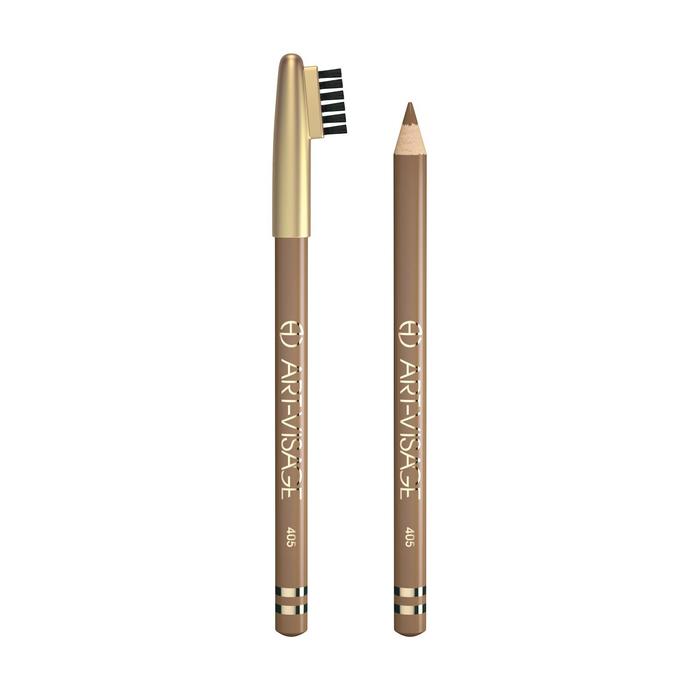 Карандаш для бровей Art-Visage, тон 405 светло-коричневый карандаш для бровей art visage тон 407 тёмно коричневый