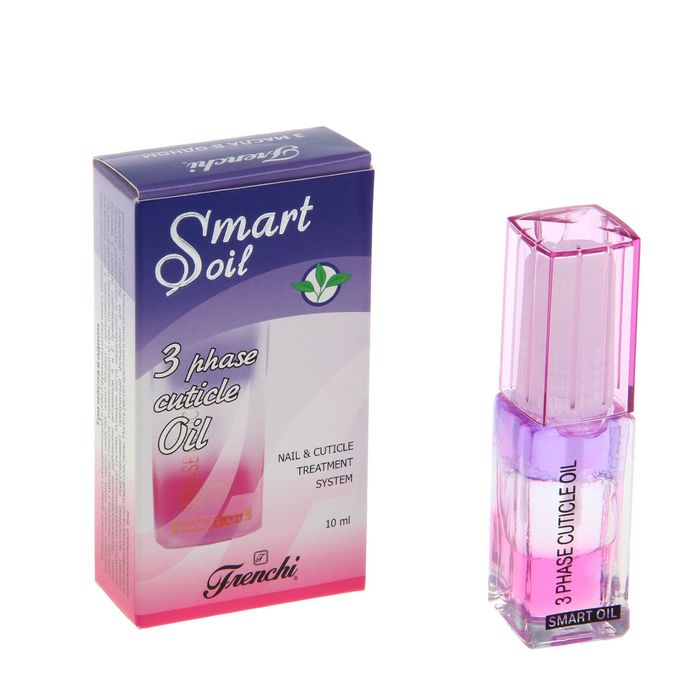 Масло Frenchi "Умная эмаль" 3 в 1 питание для ногтей и кутикулы, 10 мл