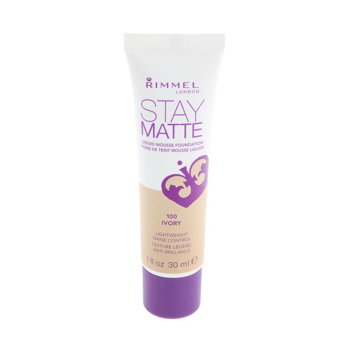 Тональный крем Rimmel Stay Matte Foundation, тон #100