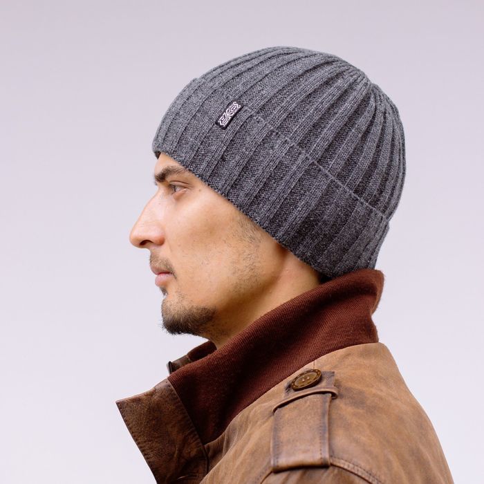 Шапка мужская зимняя "ТРЕК 2", размер 56-58, цвет серый 827904