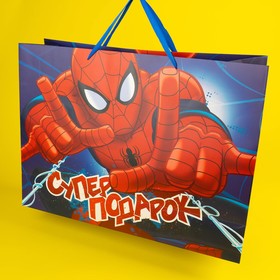 Пакет ламинированный горизонтальный "Супер подарок. Великий Человек-паук", 61 х 46 см от Сима-ленд