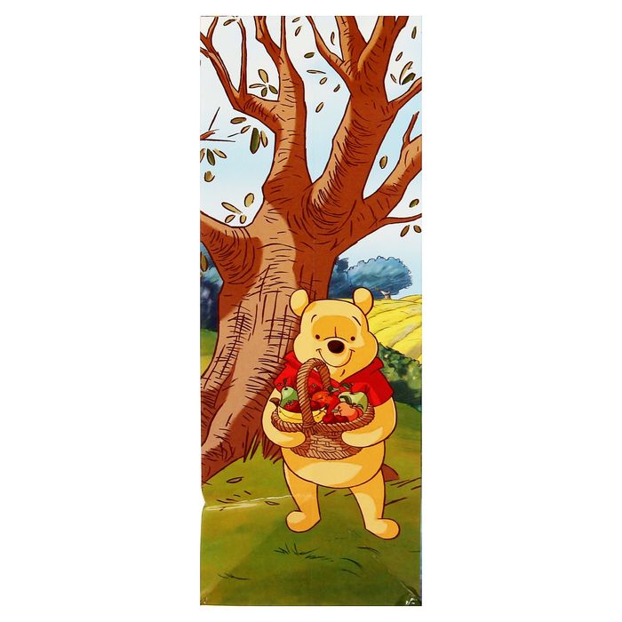 Пакет ламинат вертикальный с наклейками "С друзьями веселей", Медвежонок Винни и его друзья