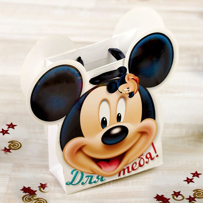 Пакет-открытка "Для тебя", Микки Маус