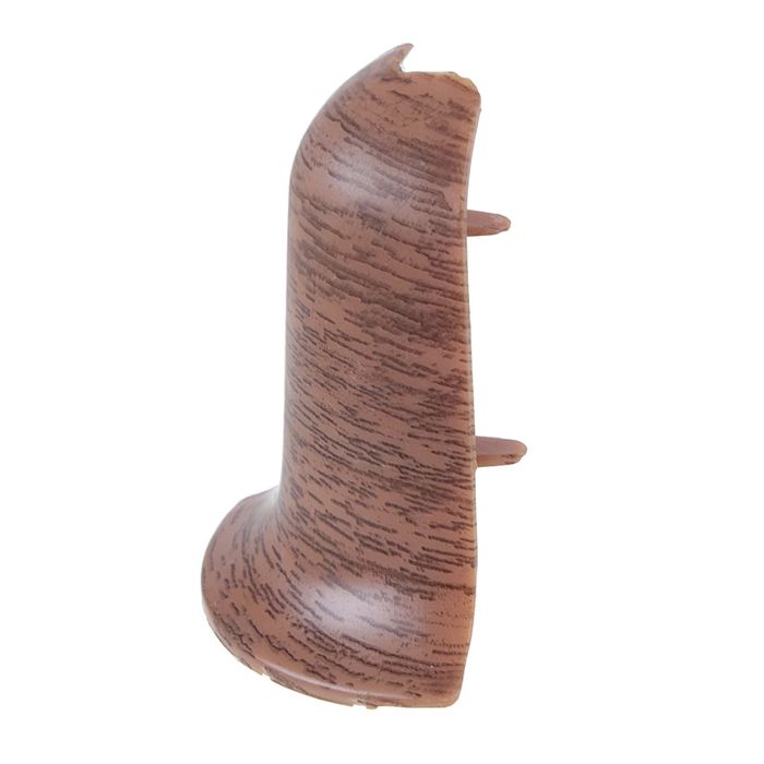 Наружный угол для плинтуса 45 "Идеал Альфа" Орех миланский