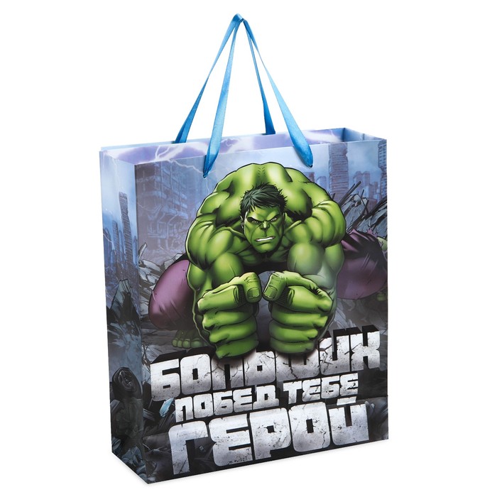 Пакет ламинат с открыткой-игрой "Больших побед", Мстители