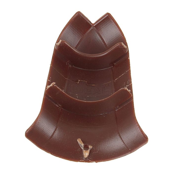 Наружный угол для плинтуса 55 "Идеал Комфорт" Каштан