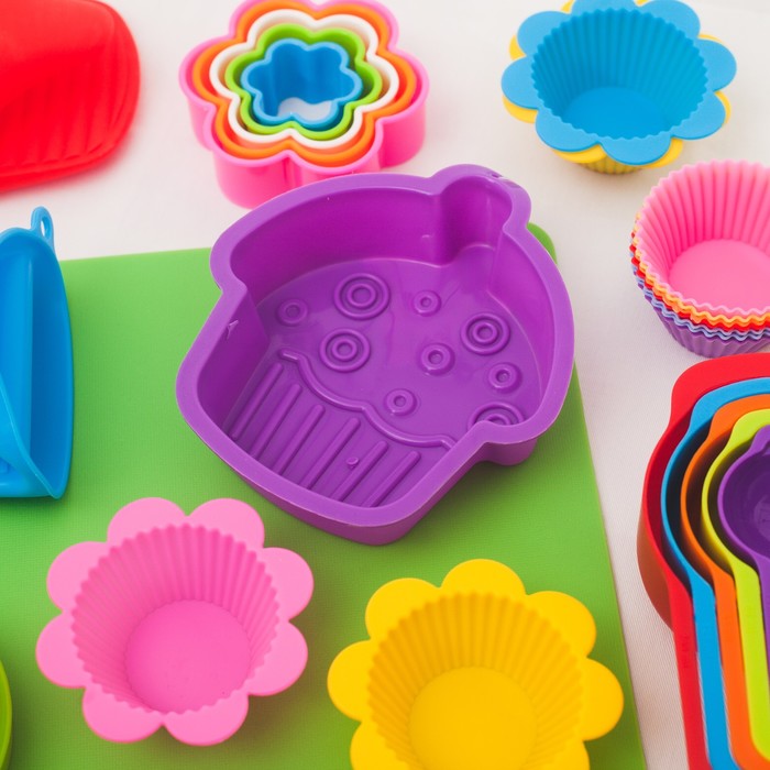 Форма для выпечки "Пирожное" 15х4 см, цвета МИКС