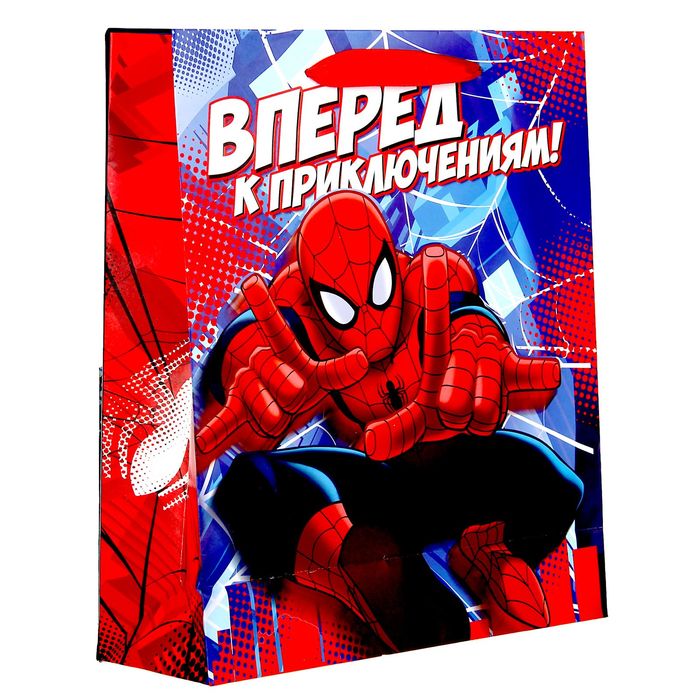 Пакет ламинат с открыткой-игрой "Вперед к приключениям", Человек-Паук