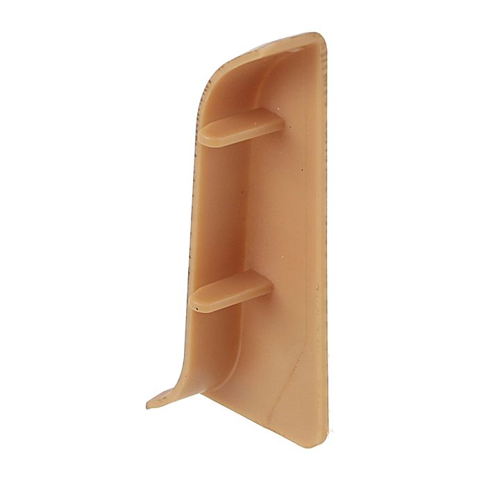 Торцевые (пара) для плинтуса 45 "Идеал Альфа" Дуб темный