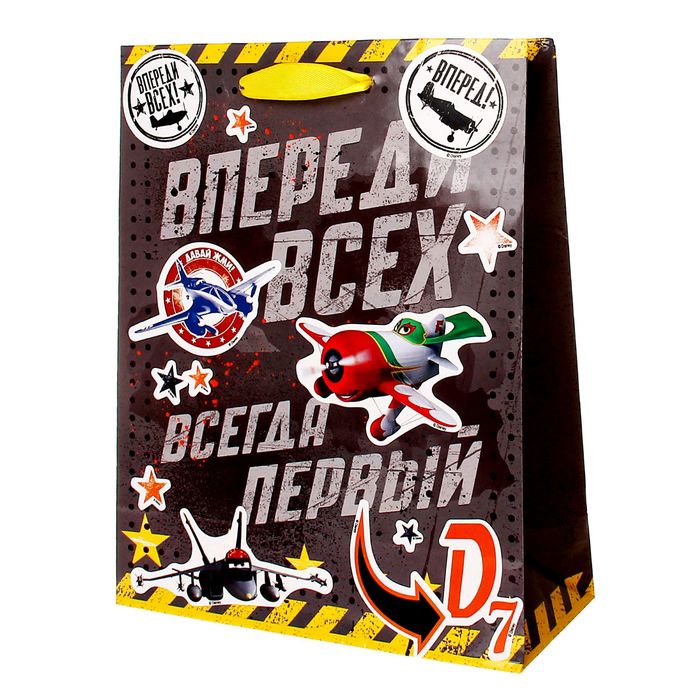 Пакет ламинат вертикальный с наклейками "Победа за нами", Самолеты