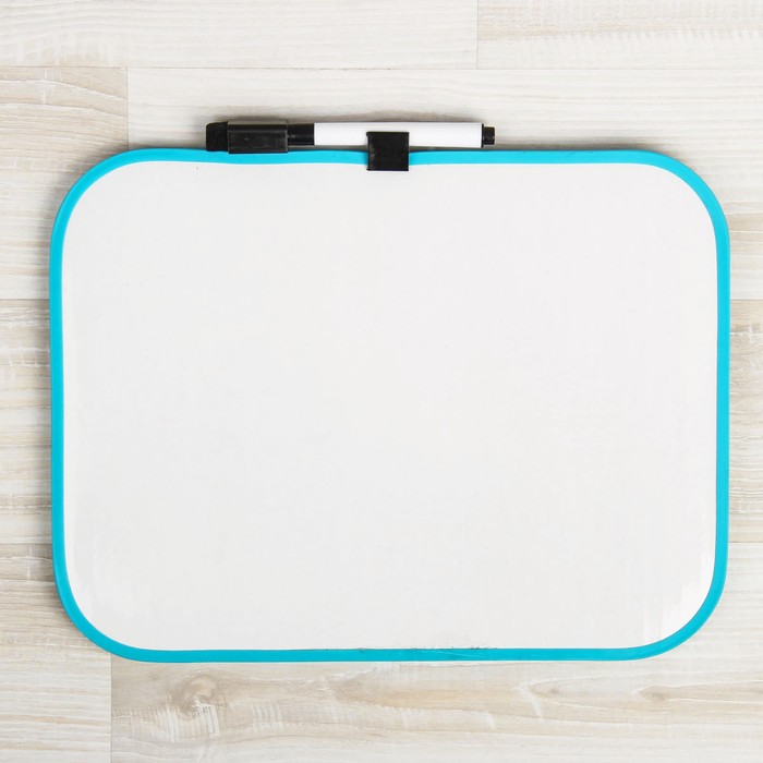 Доска для рисования маркером + маркер, цвета МИКС