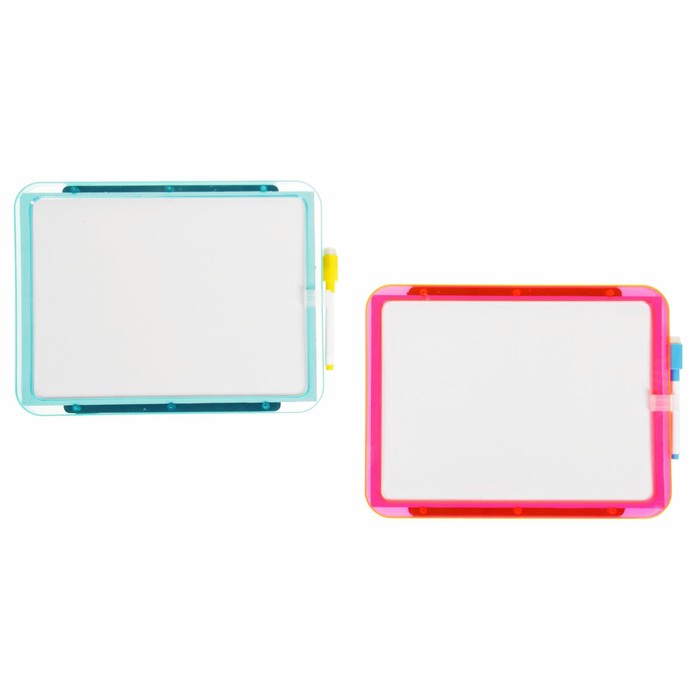 Доска для рисования маркером + маркер, цвета МИКС